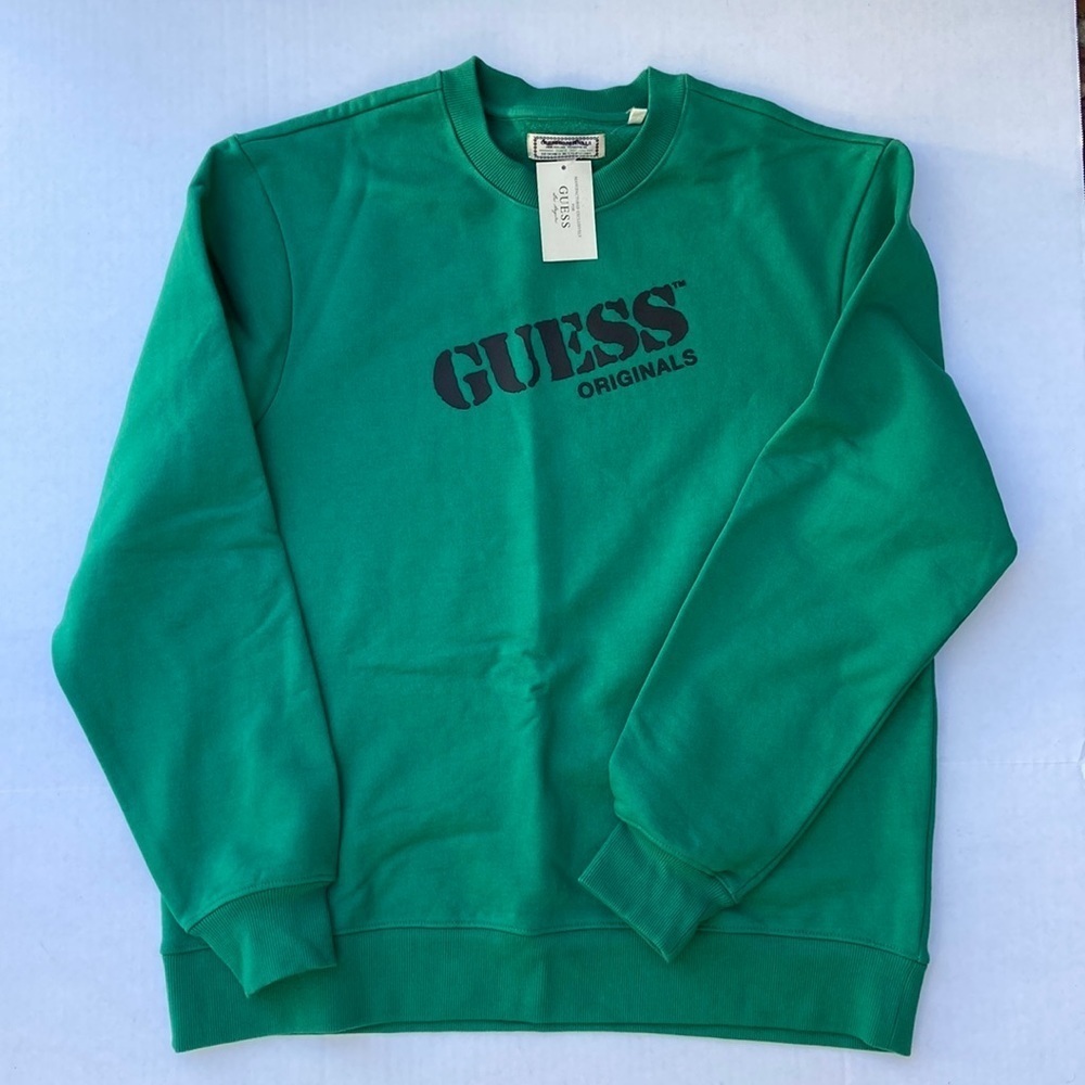 New GUESS Originals Crewneck Pullover SZ M